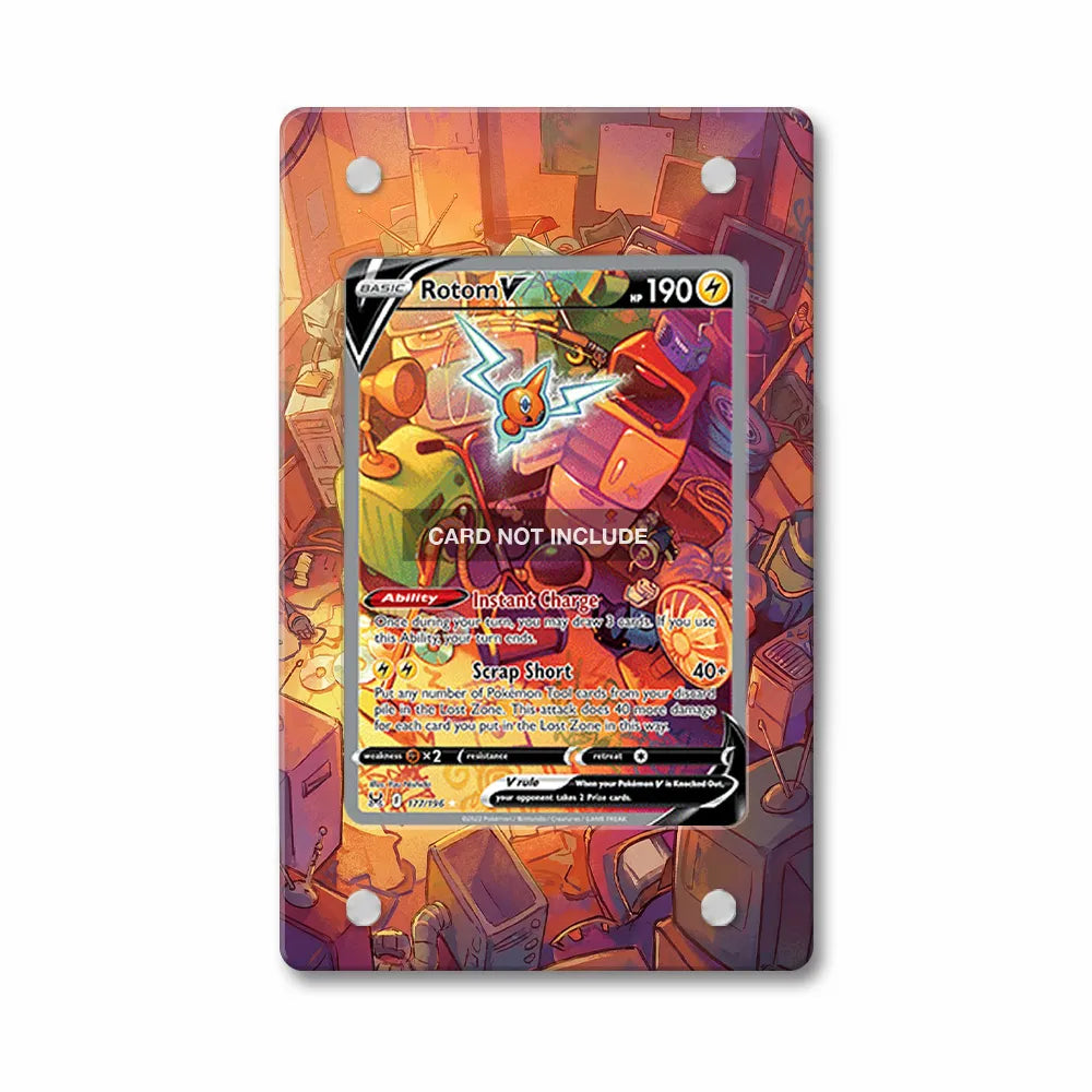 Rotom V 177-196 SIR SAR Lost Origin Alternate Art Extended Art Display Cases - PSA Slab Case - Front View