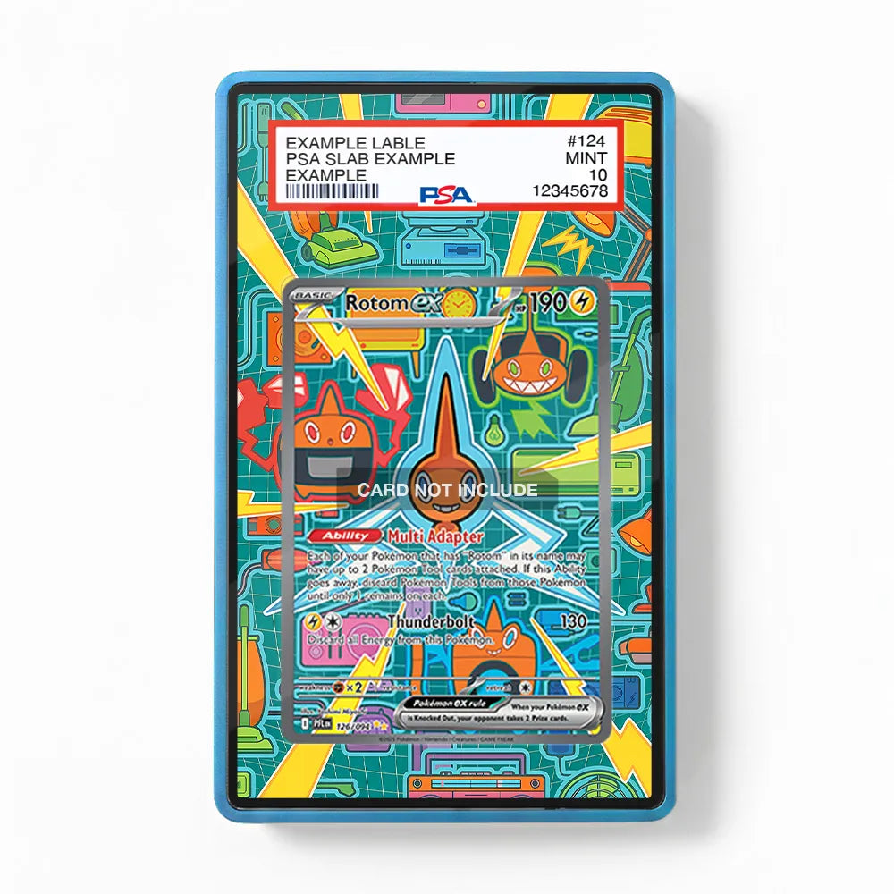 Rotom ex 126-094 SIR SAR Phantasma Flames Extended Art Display Cases - PSA Slab Case - Front View