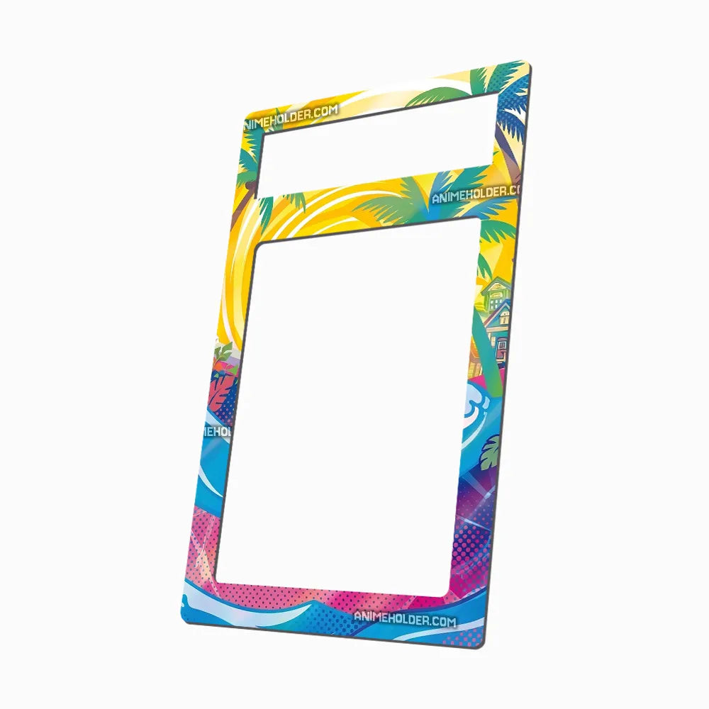 Rowlet 019-30th-P Promo 30th Anniversary Pokemon Cards Custom Art Display Cases - PSA Metal Art Only - Side View