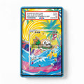 Rowlet 019-30th-P Promo 30th Anniversary Pokemon Cards Custom Art Display Cases - PSA Slab Case - Front View