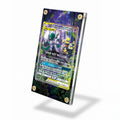 Rowlet & Alolan Exeggutor GX 179-173 SR Tag All Stars Pokemon Cards Custom Art Display Cases - Screws Case - Side View