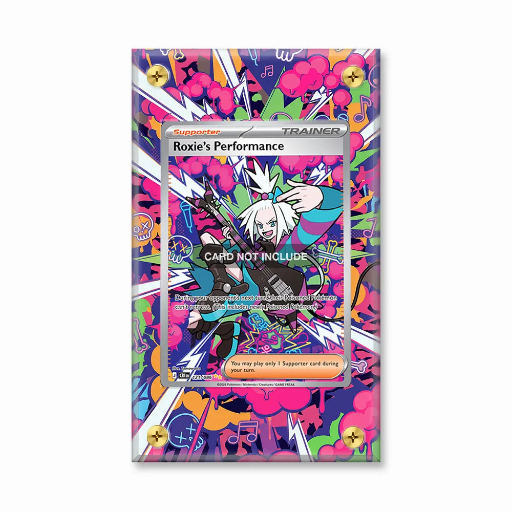 Roxie's Performance SIR SAR Ninja Spinner Chaos Rising Extended Art Display Cases - Screws Case - Front View