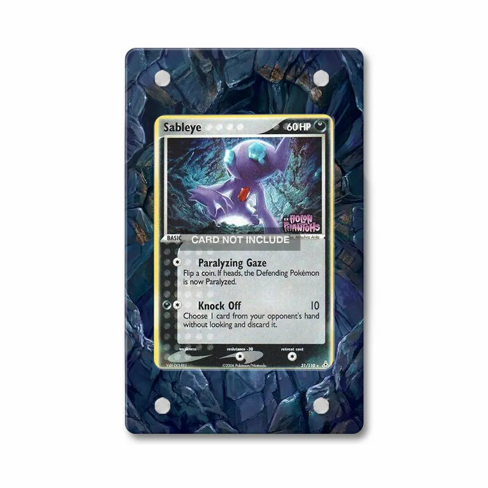 Sableye 31-110 Holo Rares Extended Art Display Cases - Magnetic Case - Front View