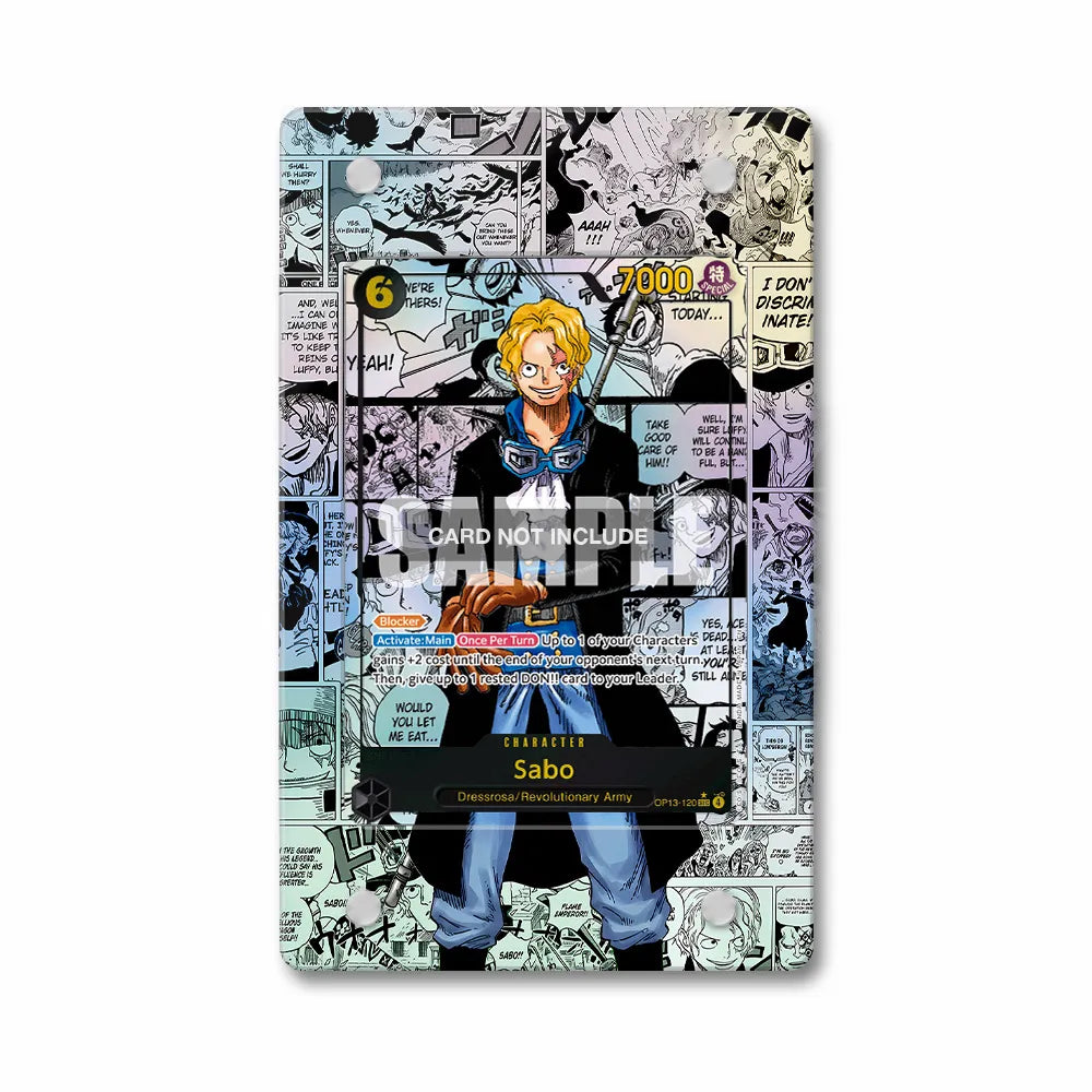 Sabo OP13-120 Extended Art Display Cases - PSA Graded Guard Case - Front View