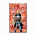 Sabo OP13-120 Red Manga OP13-Carrying On His Will Extended Art Display Cases - Screws Case - Front View