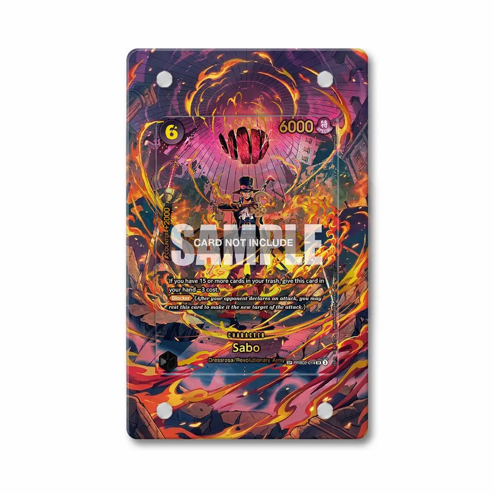 Sabo PRB02-014 SR Premium Booster PRB-02 Extended Art Display Cases - Magnetic Case - Front View