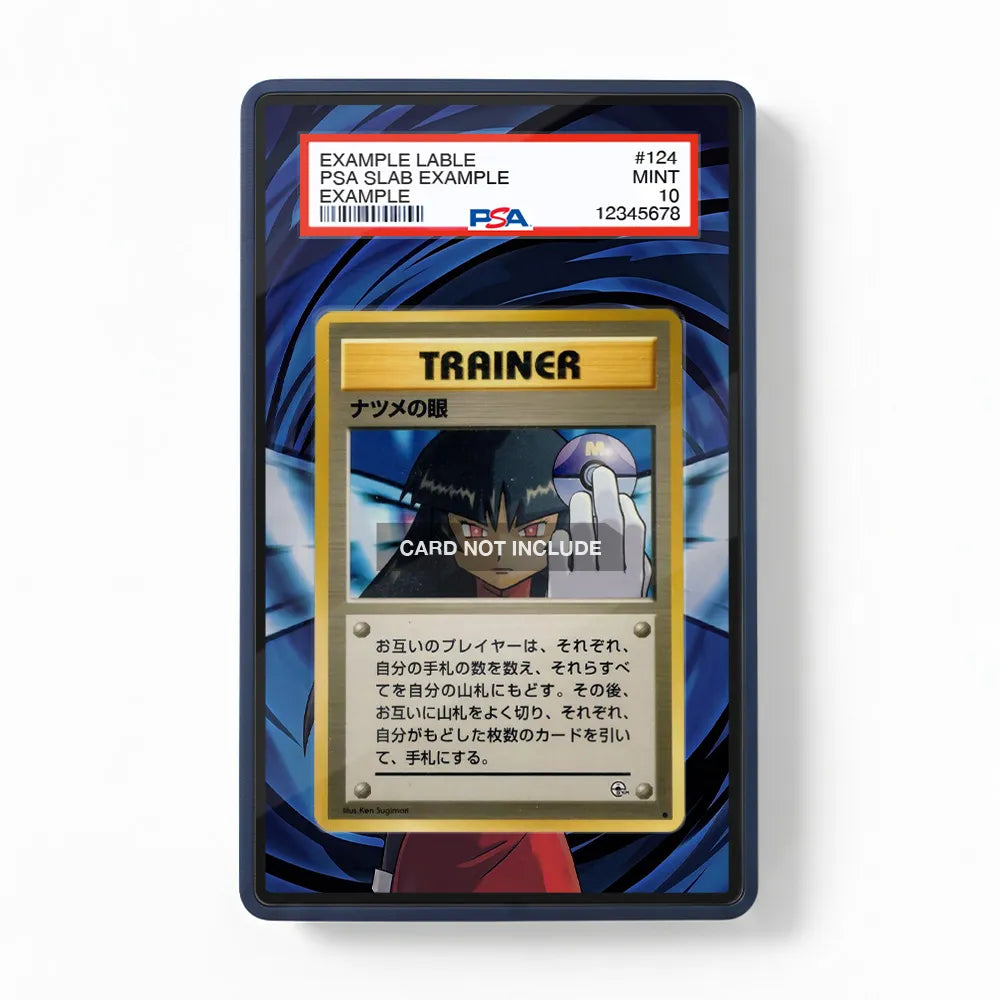 Sabrina's Gaze Challenge from the Darkness Extended Art Display Cases - PSA Slab Case - Front View
