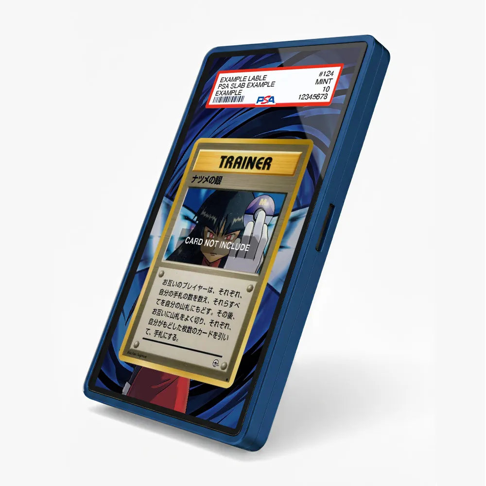 Sabrina's Gaze Challenge from the Darkness Extended Art Display Cases - PSA Slab Case - Side View