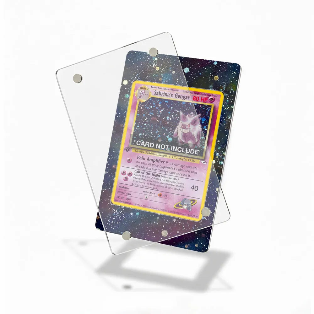 Sabrina's Gengar 14-132 Gym Heroes Extended Art Display Cases - Magnetic Case - Detail View