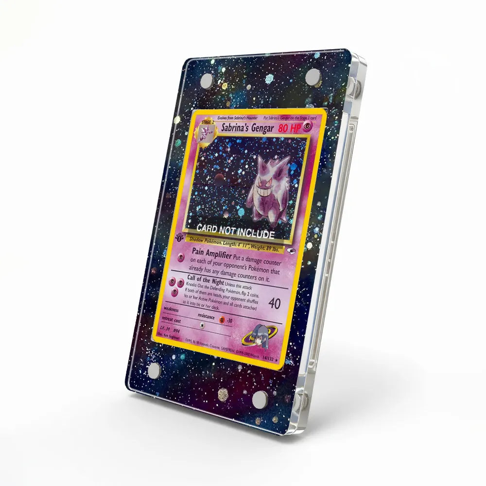 Sabrina's Gengar 14-132 Gym Heroes Extended Art Display Cases - Magnetic Case - Side View