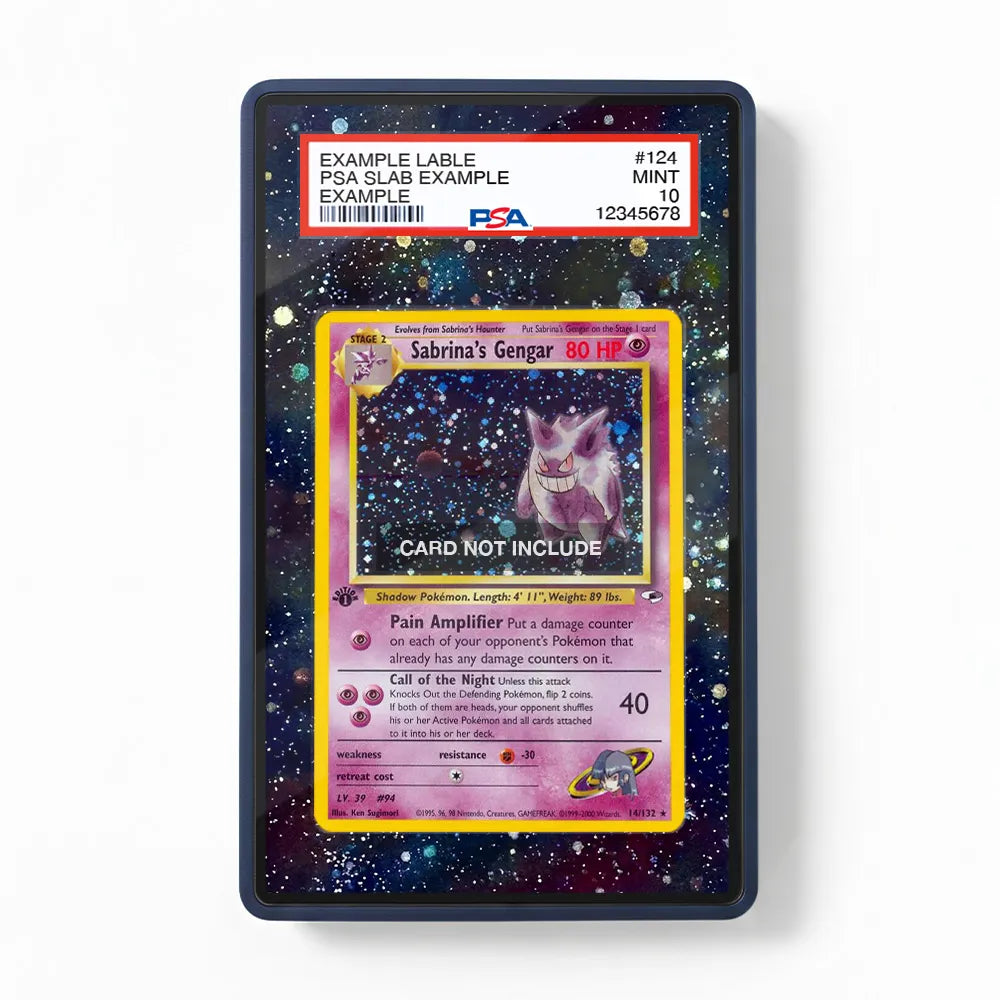 Sabrina's Gengar 14-132 Gym Heroes Extended Art Display Cases - PSA Slab Case - Front View