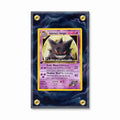 Sabrina's Gengar 29-132 Rare Gym Challenge Pokemon Cards Custom Art Display Cases - Screws Case - Front View