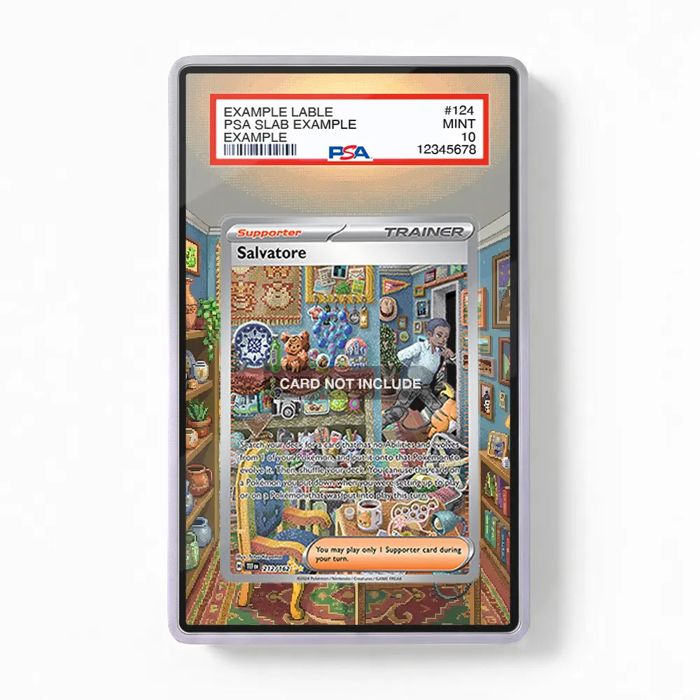 Salvatore 212-162 Extended Art Display Cases - PSA Slab Case - Front View