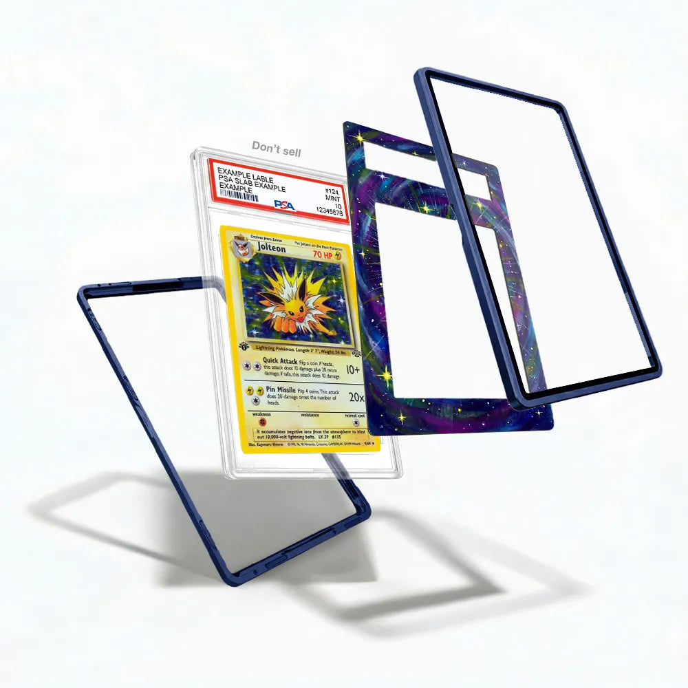 Sandaasu 135 Jungle Extended Art Display Cases - PSA Slab Case - Detail View