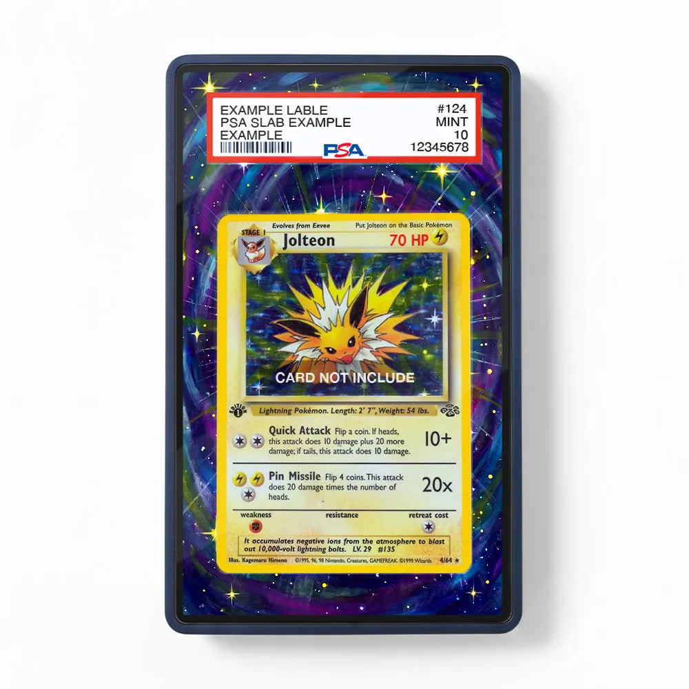 Sandaasu 135 Jungle Extended Art Display Cases - PSA Slab Case - Front View
