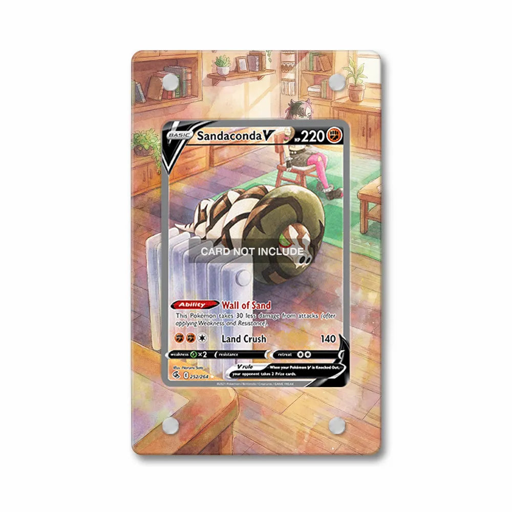 Sandaconda V 252-264 SIR SAR Fusion Strike Alternate Art Extended Art Display Cases - PSA Slab Case - Front View