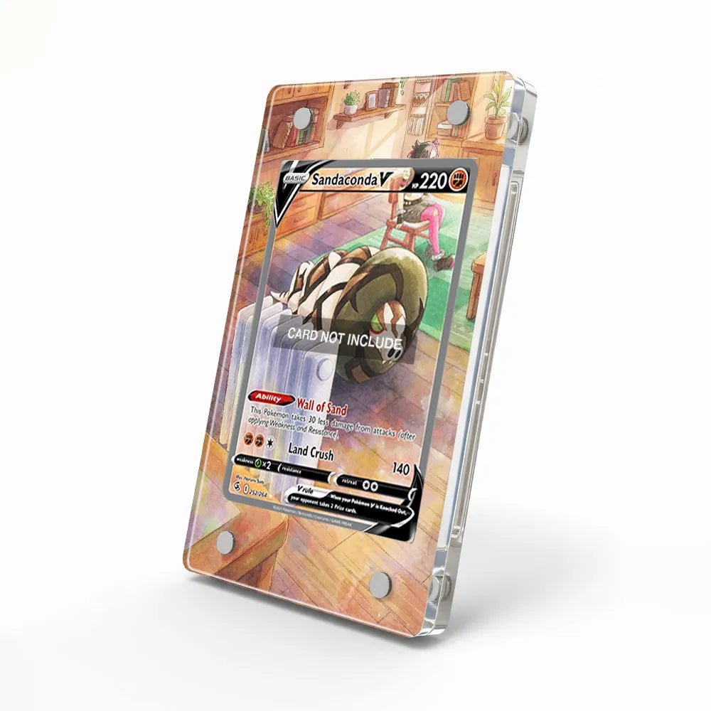 Sandaconda V 252-264 SIR SAR Fusion Strike Alternate Art Extended Art Display Cases - Magnetic Case - Side View