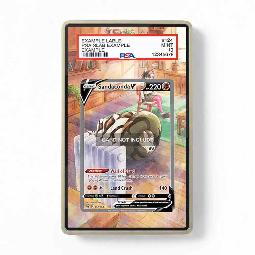 Sandaconda V 252-264 SIR SAR Fusion Strike Alternate Art Extended Art Display Cases - PSA Slab Case - Front View