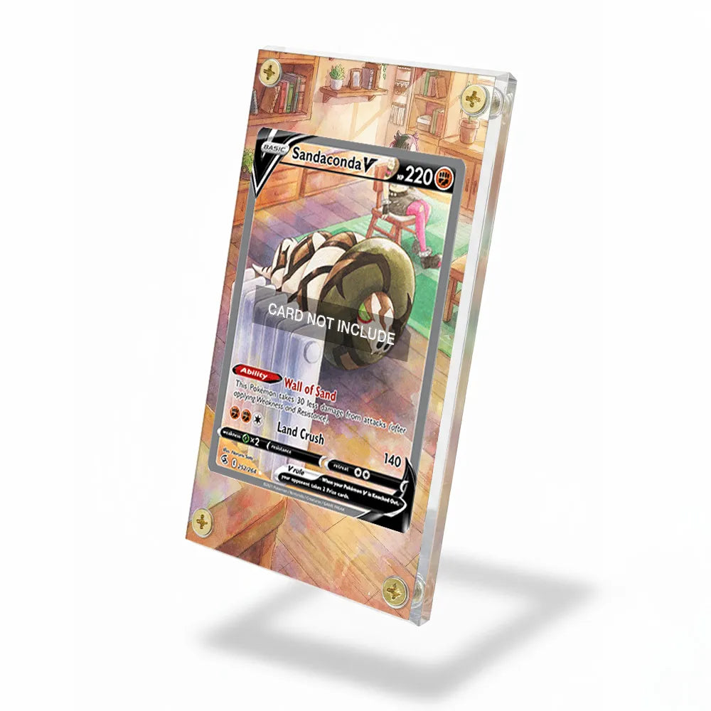 Sandaconda V 252-264 SIR SAR Fusion Strike Alternate Art Extended Art Display Cases - Screws Case - Side View