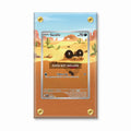 Sandile 135-086 Black Bolt Pokemon Cards Extended Art Display Cases - Screws Case - Front View