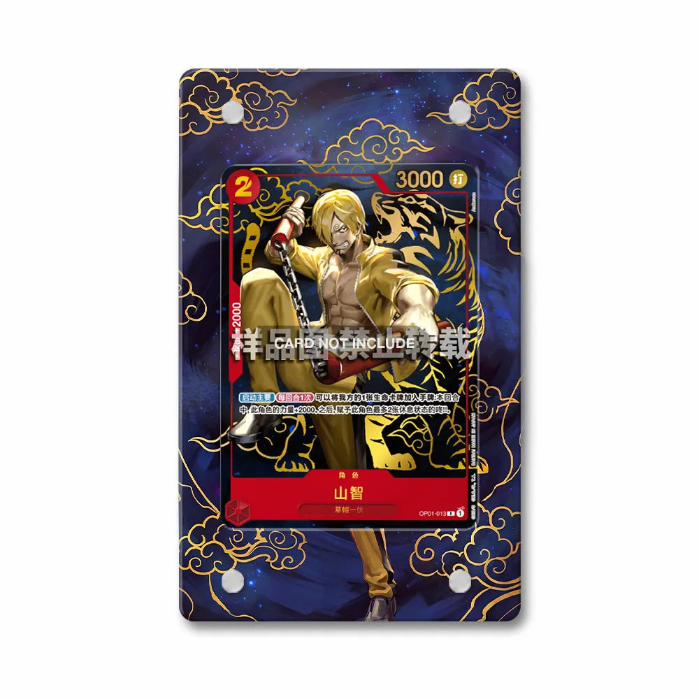 Sanji 013 1st Anniversary Set Extended Art Display Cases - PSA Slab Case - Front View