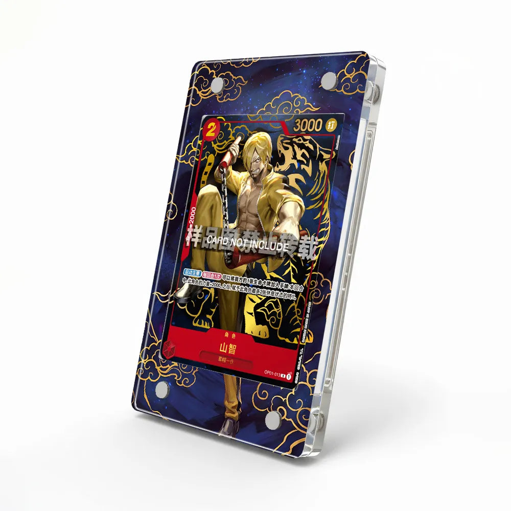 Sanji 013 1st Anniversary Set Extended Art Display Cases - Magnetic Case - Side View