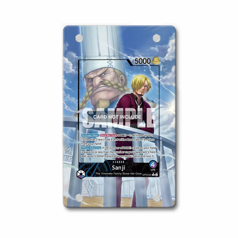 Sanji OP12-041 Opus 12 Extended Art Display Cases - Magnetic Case - Front View