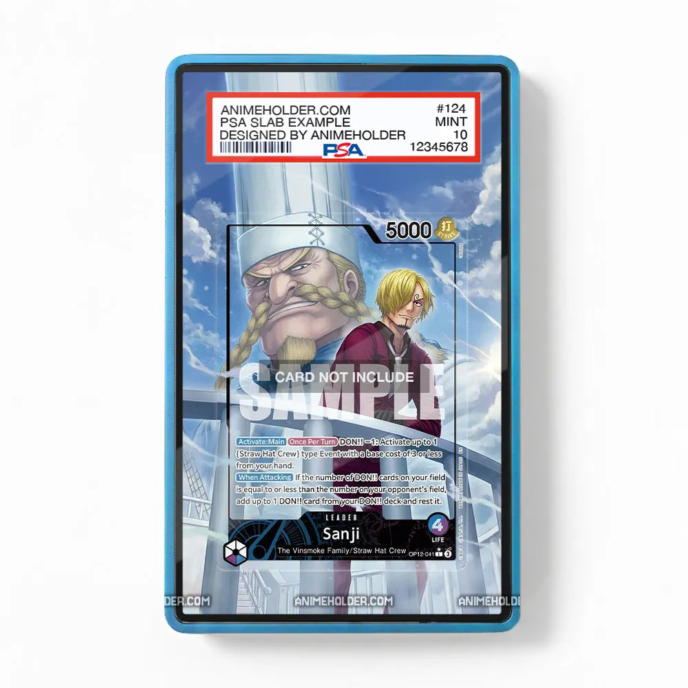 Sanji OP12-041 Opus 12 Extended Art Display Cases - PSA Slab Case - Front View