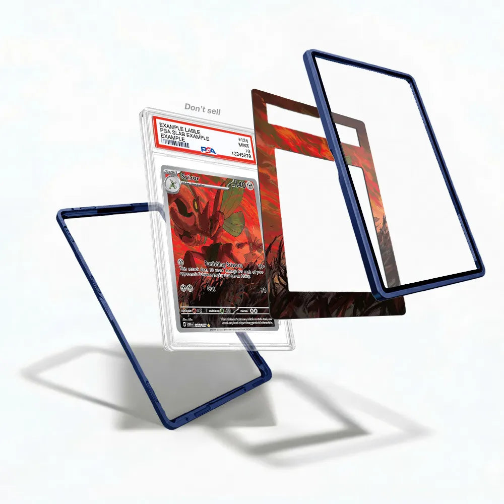Scizor 003-027 Darkness Ablaze Extended Art Display Cases - PSA Slab Case - Detail View