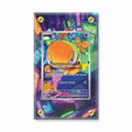 Scraggy 140-128 30th Anniversary Pokemon Cards Custom Art Display Cases - Screws Case - Front View