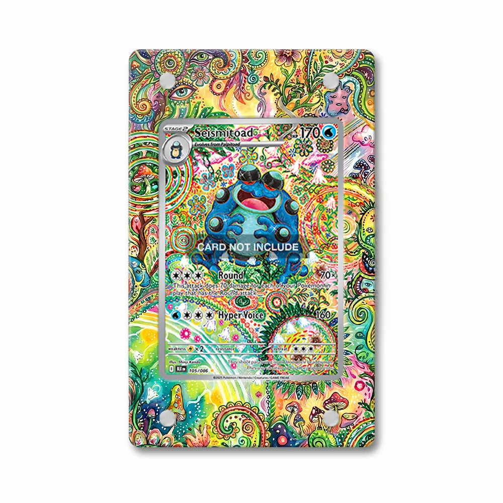 Seismitoad 105-086 IR AR Black Bolt Extended Art Display Cases - Magnetic Case - Front View