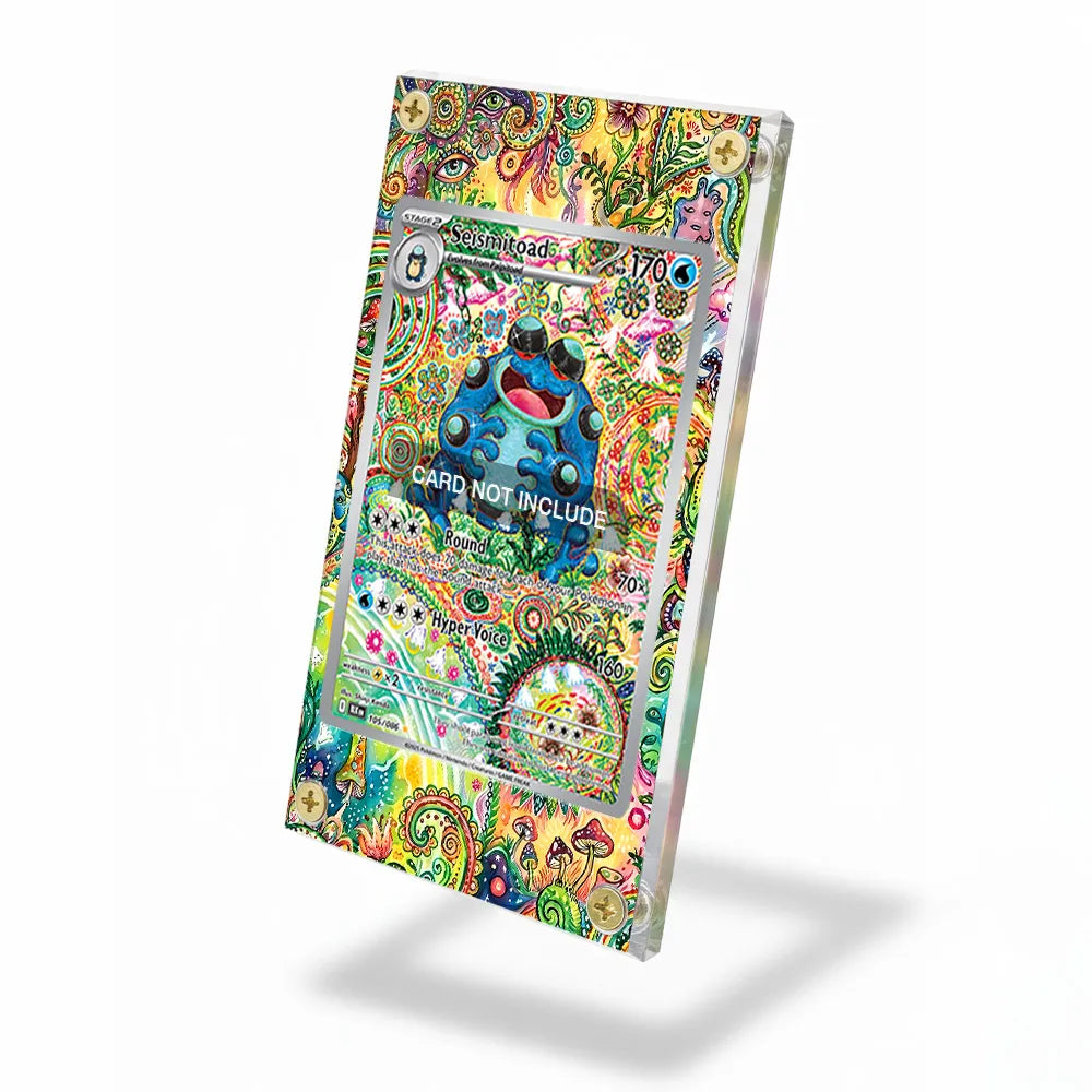 Seismitoad 105-086 IR AR Black Bolt Extended Art Display Cases - Screws Case - Side View