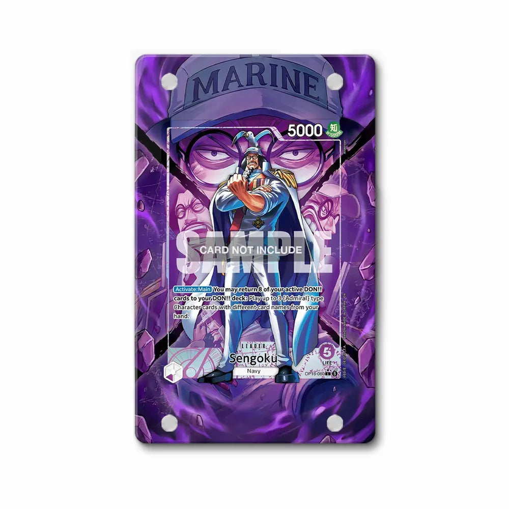 Sengoku OP16-060 The Time of Battle One Piece Cards Extended Art Display Cases - PSA Slab Case - Front View