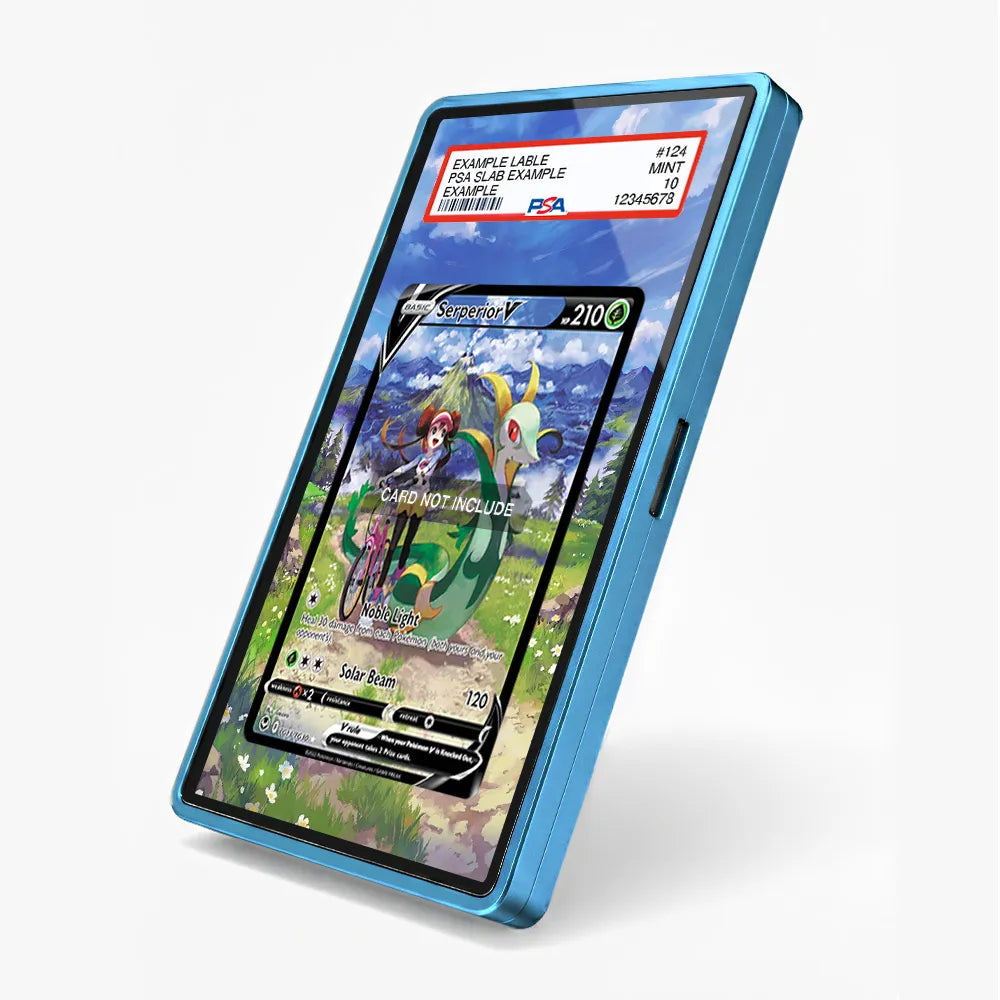 Serperior V TG13 Trainer Gallery Silver Tempest Extended Art Display Cases - PSA Slab Case - Side View