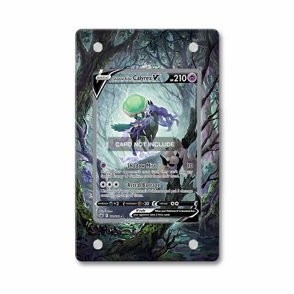 Shadow Rider Calyrex V 172-198 SIR SAR Extended Art Display Cases - Magnetic Case - Front View