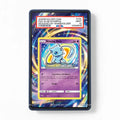 Shining Mew 40-73 Shining Legends Pokemon Cards Custom Art Display Cases - PSA Slab Case - Front View