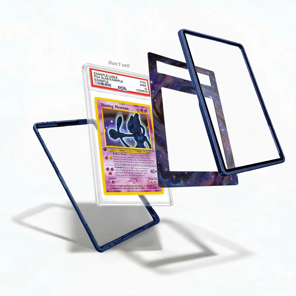 Shining Mewtwo 109-105 Neo Destiny Extended Art Display Cases - PSA Slab Case - Detail View