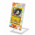 Shining Rayquaza 56-73 Shining Legends Pokemon Cards Custom Art Display Cases - Screws Case - Side View