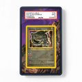 Shining Steelix 112-105 Secret Rare Neo Destiny Extended Art Display Cases - PSA Slab Case - Front View