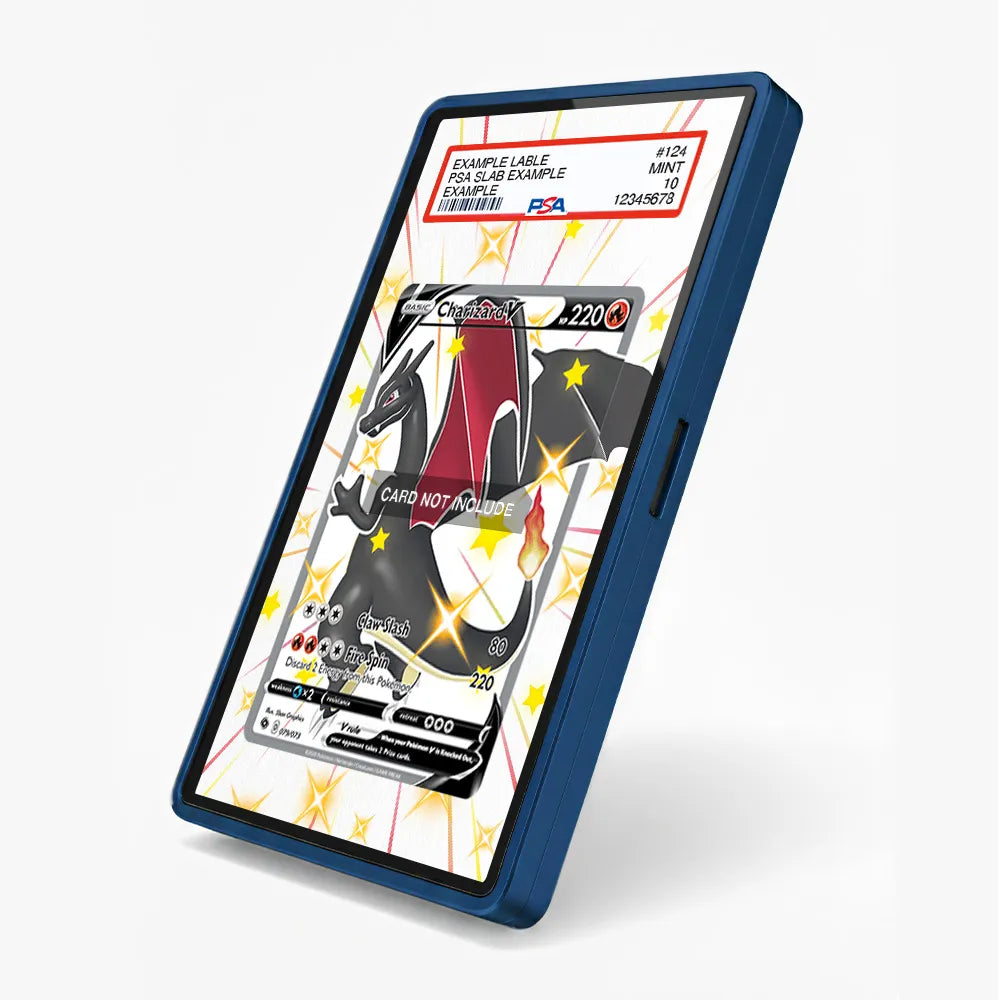 Shiny Charizard V 079-073 SR Champion's Path Extended Art Display Cases - PSA Slab Case - Side View