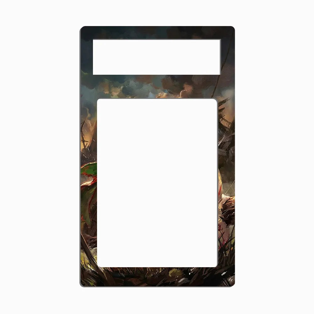 Silvers Rayleigh OP08-118 OP-08 Extended Art Display Cases - PSA Metal Art Only - Front View