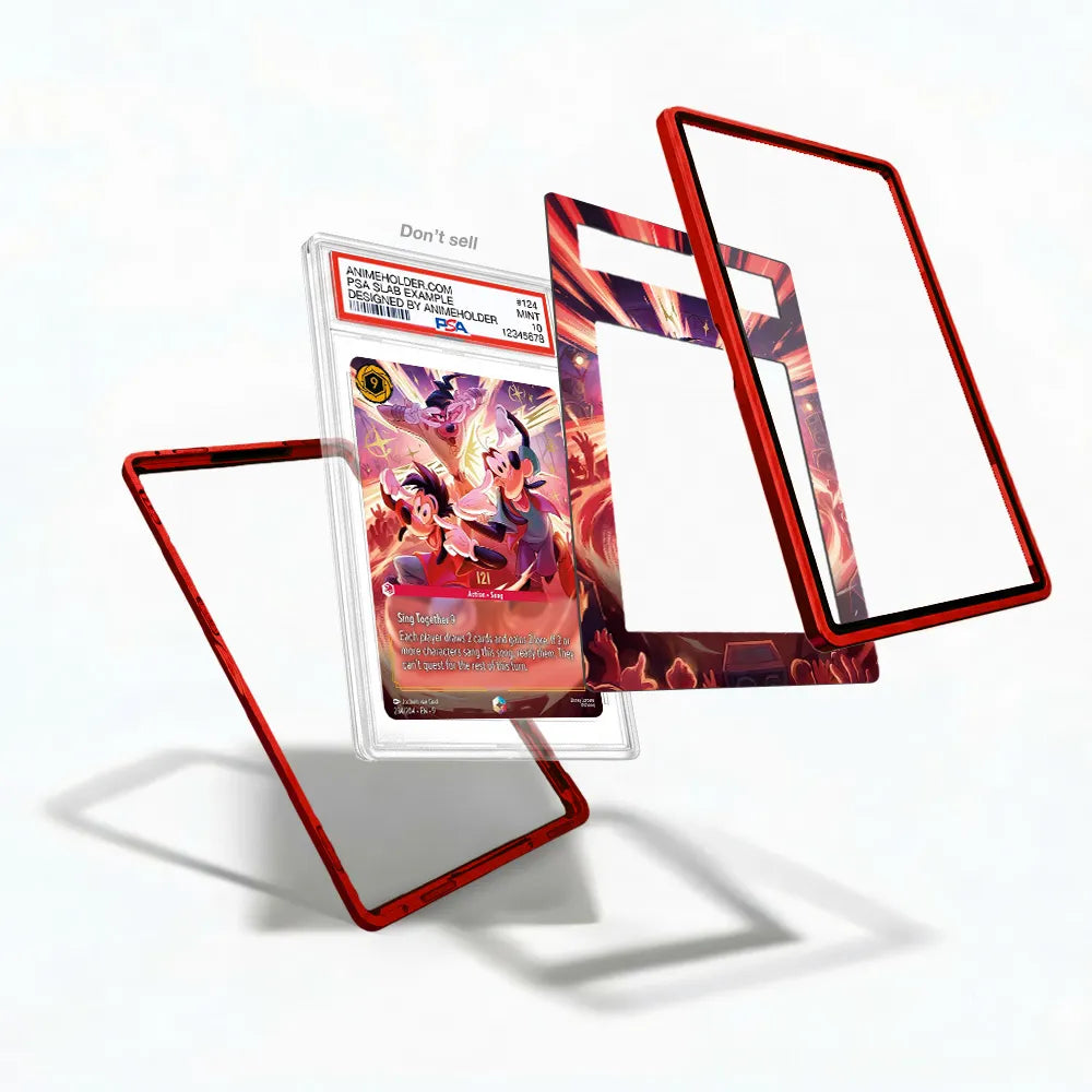 Sing Together 9 121 Enchanted Pokemon Cards Custom Art Display Cases - PSA Slab Case - Detail View