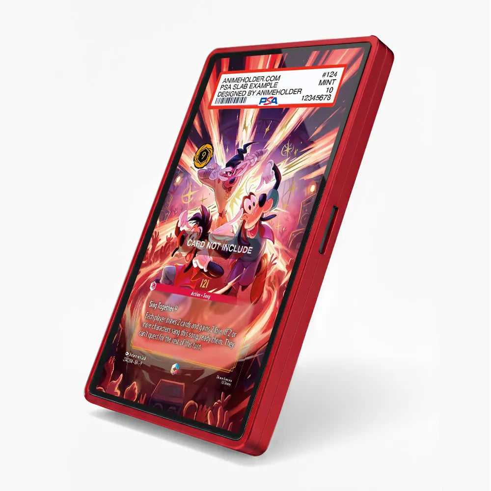 Sing Together 9 121 Enchanted Pokemon Cards Custom Art Display Cases - PSA Slab Case - Side View