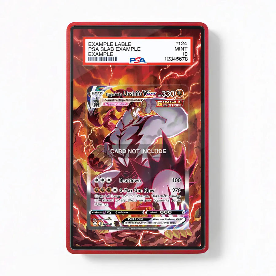 Single Strike Urshifu VMAX 168-163 SIR SAR Battle Styles Alternate Art Extended Art Display Cases - PSA Slab Case - Front View