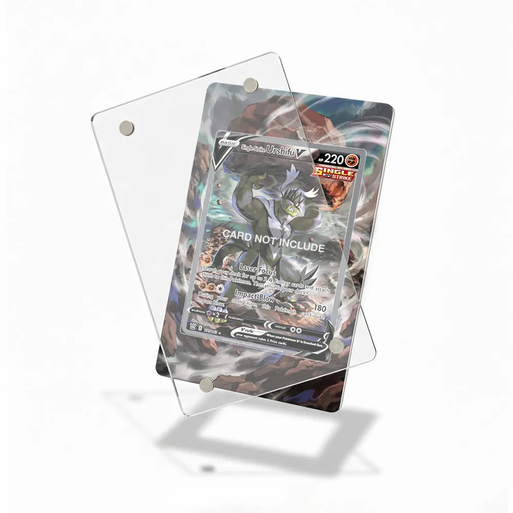Single Strike Urshifu V 151-163 SIR SAR Extended Art Display Cases - Magnetic Case - Detail View