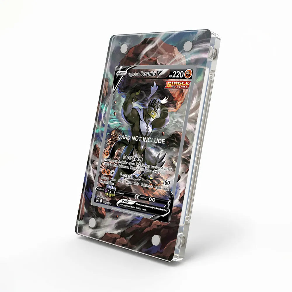 Single Strike Urshifu V 151-163 SIR SAR Extended Art Display Cases - Magnetic Case - Side View