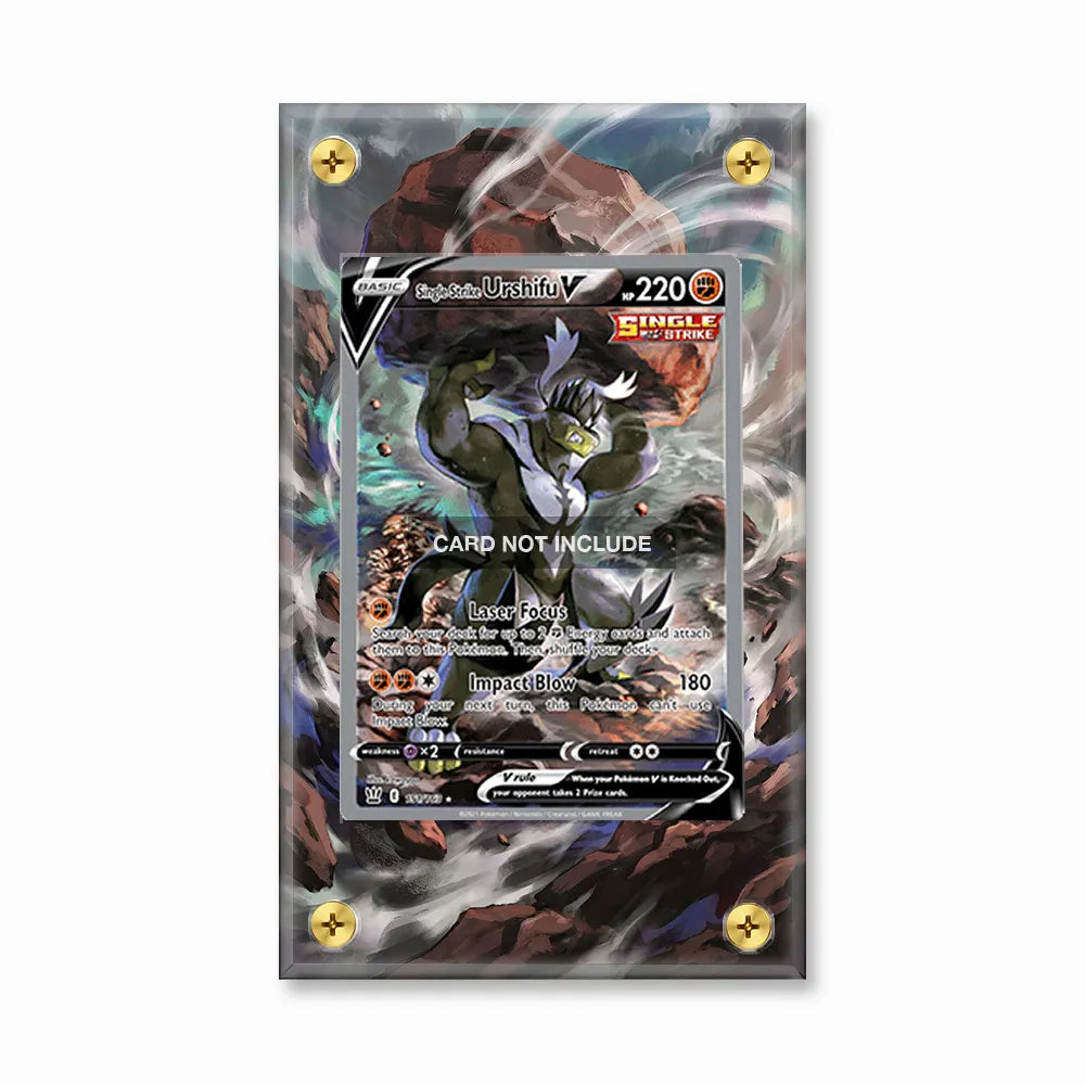 Single Strike Urshifu V 151-163 SIR SAR Extended Art Display Cases - Screws Case - Front View