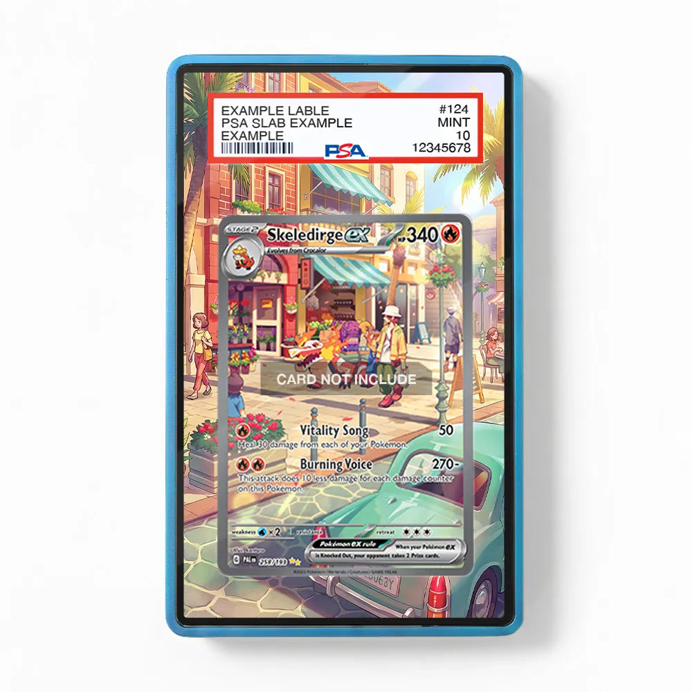 Skeledirge ex 258-193 SIR SAR Paldea Evolved Extended Art Display Cases - PSA Slab Case - Front View