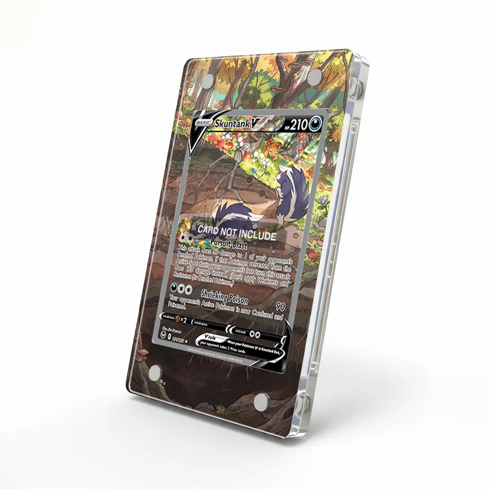 Skuntank V 181-195 SIR SAR Silver Tempest Alternate Art Extended Art Display Cases - Magnetic Case - Side View