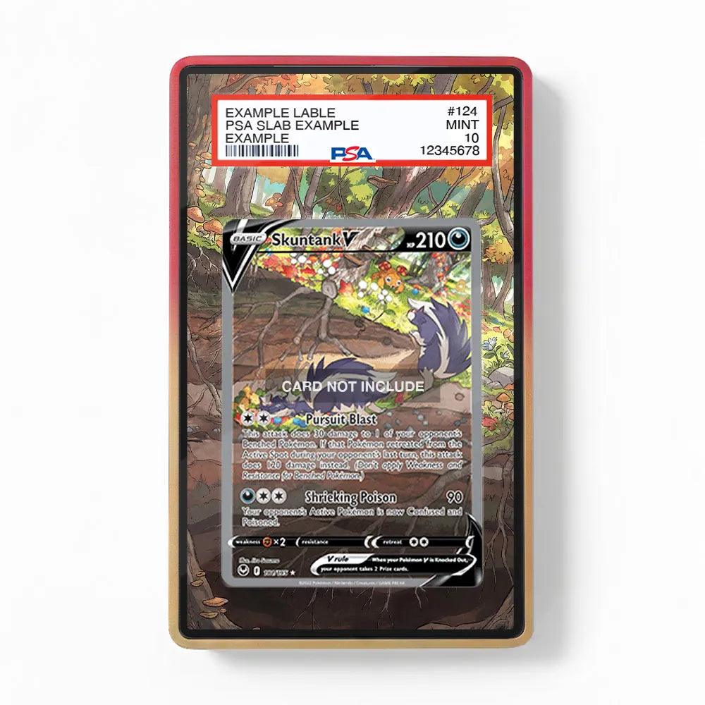 Skuntank V 181-195 SIR SAR Silver Tempest Alternate Art Extended Art Display Cases - PSA Slab Case - Front View
